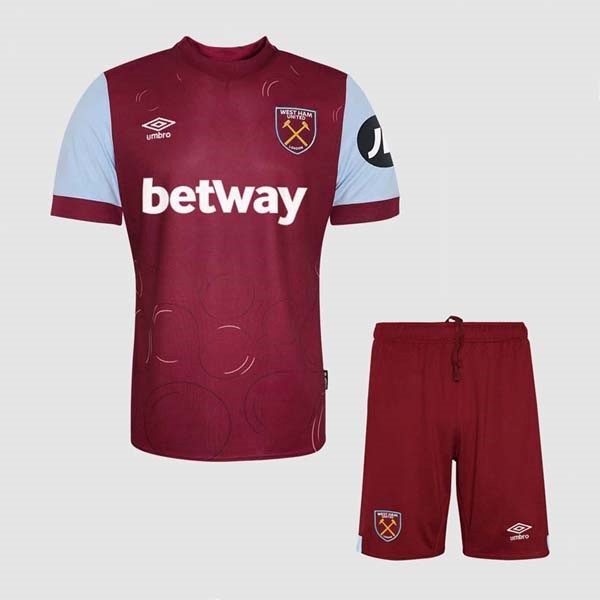 Camiseta West Ham Primera equipo Niño 2023-24